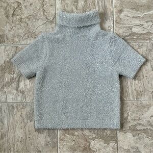 Zara Kids Gray Fuzzy Sweater